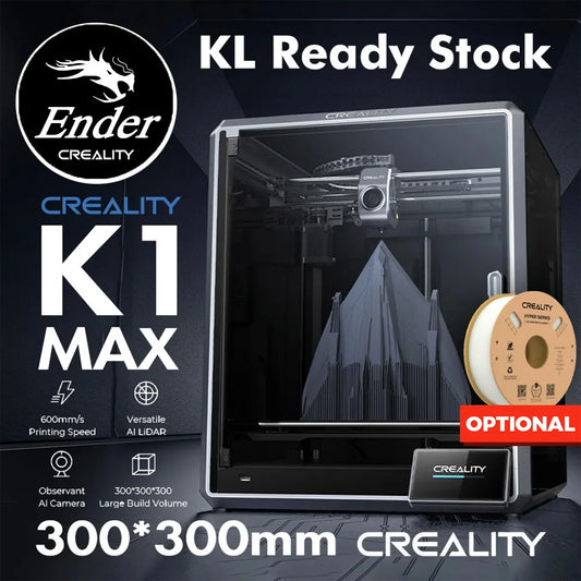 CREALITY NEW K1 /K1 MAX Speedy 3D Printer Print Speed 600mm/s Print Volume 220*220*250mm / 300*300*300mm