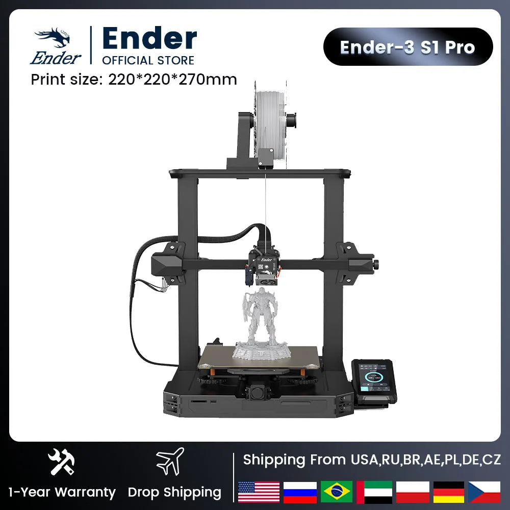 Creality 3D Ender-3 V3 KE/SE Upgraded Version Ender 3 S1 Pro Ender-3 Neo Ender-3 S1 Ender-3 V2 Ender-3 Series FDM Printers