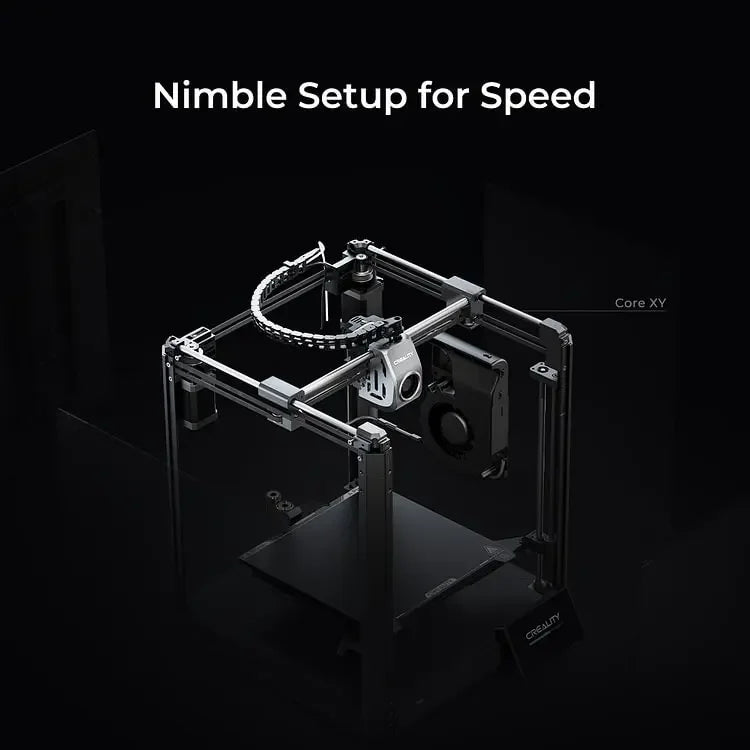 Creality K1 Speedy 3D Printer 600mm/s High Speed Printing Auto Leveling Dual-gear direct drive extruder 32mm³/s Max Flow Hotend